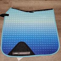 Satin Quilt Dressage Saddle Pad, mesh spine *xc, clean, hair, mnr threads