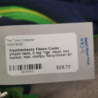 Fleece Cooler, attach neck, 0 leg *vgc, clean, mnr marker, hair, clumpy