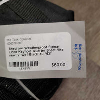 Weatherproof Fleece Lined Keyhole Quarter Sheet *like new, v. wpf
