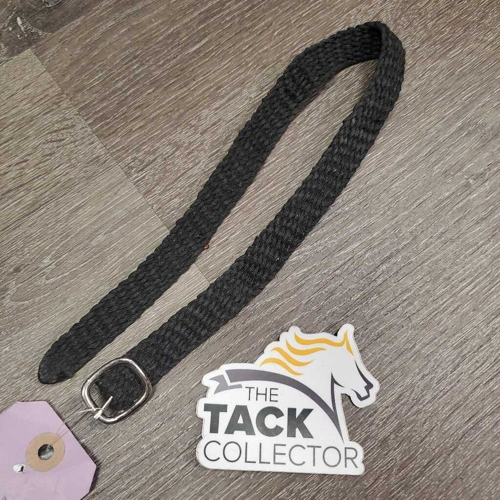 2 Wide Braided Spur Straps *gc, clean, snags, twists, stains?dirt