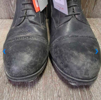 Field Boots, Zips, Gold Forms *gc/fair, v.rubbed, faded, scratched & scuffed, PEELING Soles, older
