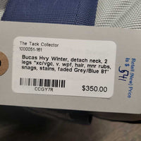 Hvy Winter, detach neck, 2 legs *xc/vgc, v. wpf, hair, mnr rubs, snags, stains, faded