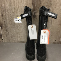 JUNIORS Tall Winter Riding Boots, zips *vgc/xc, clean mnr scuffs, dirt
