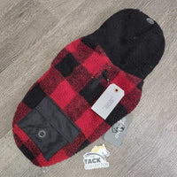"OnePaw" Fleece Dog Jacket, tags *xc, clean, hairy
