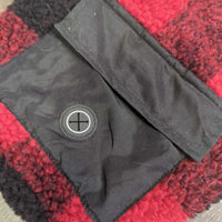 "OnePaw" Fleece Dog Jacket, tags *xc, clean, hairy
