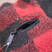 "OnePaw" Fleece Dog Jacket, tags *xc, clean, hairy
