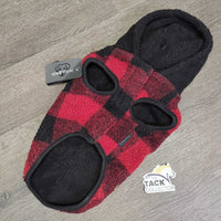 "OnePaw" Fleece Dog Jacket, tags *xc, clean, hairy
