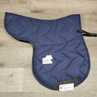 Quilt Wool Lined Fitted Hunter Pad *vgc, clean, clumpy, hair, mnr faded, rubs
