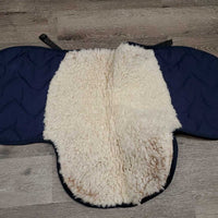 Quilt Wool Lined Fitted Hunter Pad *vgc, clean, clumpy, hair, mnr faded, rubs
