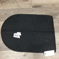 Thin Foam Half Pad *gc, mnr hair, faded, stains, dirt, pills, rubs, older?
