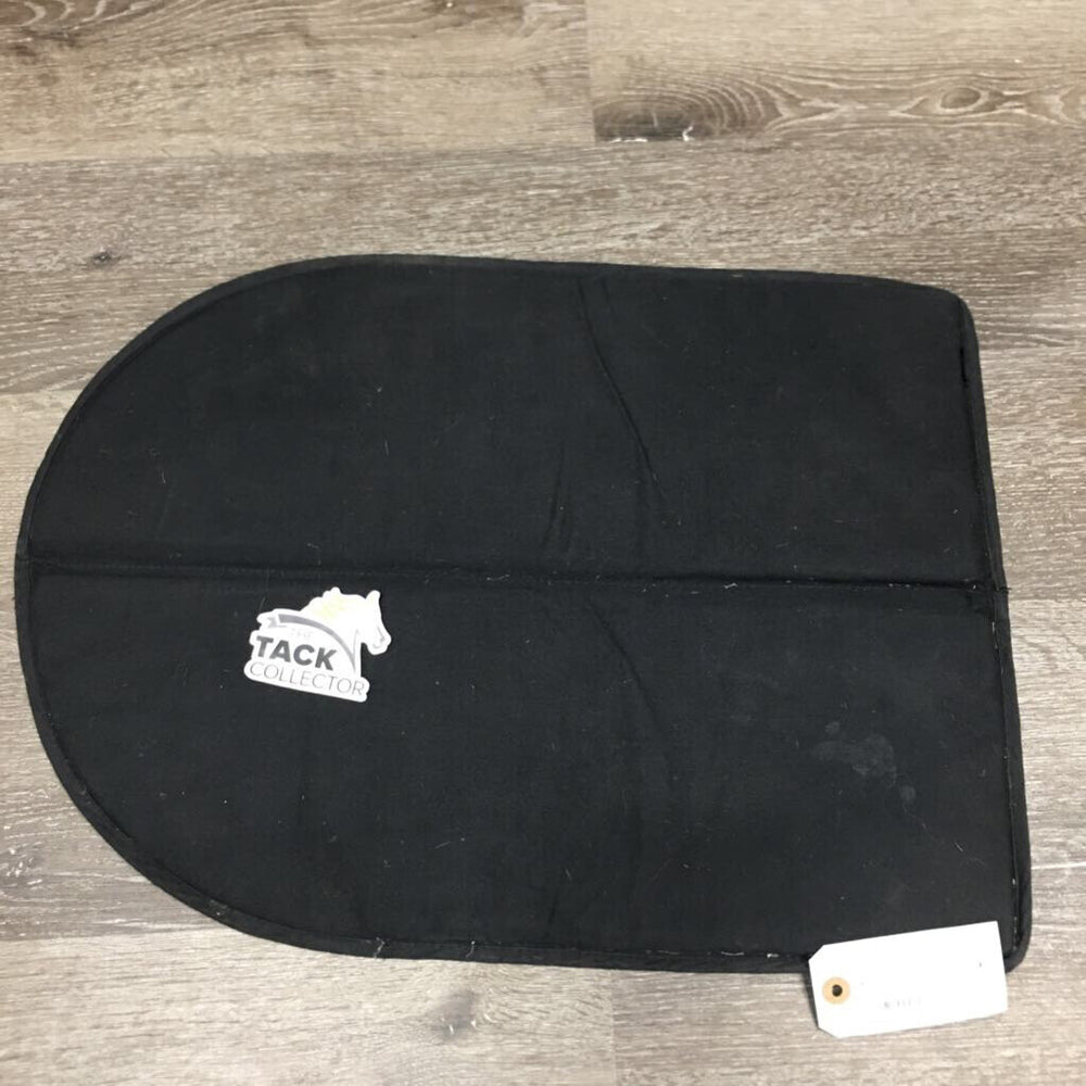 Thin Foam Half Pad *gc, mnr hair, faded, stains, dirt, pills, rubs, older?