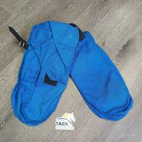 Unlined Cordura Western Saddle Horn Bag *gc, hairy, dirt, stains, older, rubs
