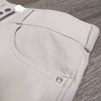 EuroSeat Breeches *gc, shrunk?, seam waves & puckers, older, faded, mnr hairy velcro, pillly edges
