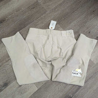 EuroSeat Breeches *gc, shrunk?, seam waves & puckers, older, faded, mnr hairy velcro, pillly edges

