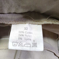 EuroSeat Breeches *gc, shrunk?, seam waves & puckers, older, faded, mnr hairy velcro, pillly edges
