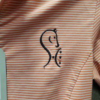 SS Shirt, 1/3 Zip Up *gc, snags, pit stains
