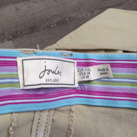 Hvy Euroseat Breeches *gc, faded, seam puckers, hairy velcro, older, puckered?shrunk, discolored seat & legs
