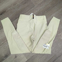 High Waist Light Breeches *gc, seam puckers, seat: stains, rubs & pills, older
