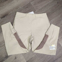 High Waist Side Zip Breeches *vgc/gc, older, rubs, pills, snags, thread, mnr discolored seat, seam puckers
