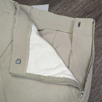 High Waist Side Zip Breeches *vgc/gc, older, rubs, pills, snags, thread, mnr discolored seat, seam puckers
