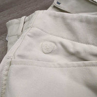 High Waist Side Zip Breeches *vgc/gc, older, rubs, pills, snags, thread, mnr discolored seat, seam puckers

