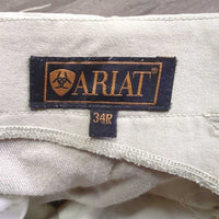 High Waist Side Zip Breeches *vgc/gc, older, rubs, pills, snags, thread, mnr discolored seat, seam puckers
