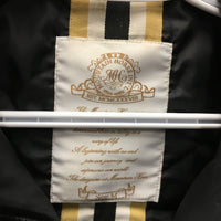 High Collar Hvy Puffy Vest, Zipper *xc, mnr dusty & hairy shoulder cuffs
