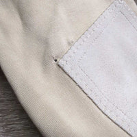 JUNIORS Hvy Cotton Breeches, Pull On *gc, faded, puckers, rubs, pills, sm holes, older, shrunk?v.puckered ankles, sm holes & stains
