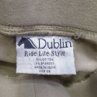 JUNIORS Hvy Cotton Breeches, Pull On *gc, faded, puckers, rubs, pills, sm holes, older, shrunk?v.puckered ankles, sm holes & stains
