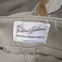 Euroseat Breeches *gc, seam puckers, undone stitching, hairy velcro, ankles: rubs, thin & pilly
