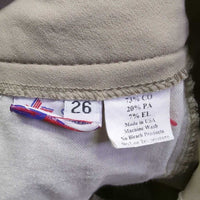 Euroseat Breeches *gc, seam puckers, undone stitching, hairy velcro, ankles: rubs, thin & pilly
