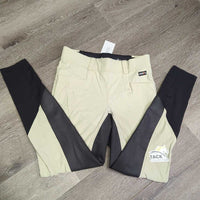 Light Full Seat Riding Tight Breeches, Pull On *vgc, older?, seam puckers, scratches, mnr seam rubs & frays
