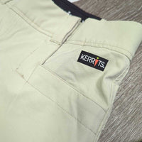 Light Full Seat Riding Tight Breeches, Pull On *vgc, older?, seam puckers, scratches, mnr seam rubs & frays

