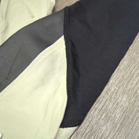 Light Full Seat Riding Tight Breeches, Pull On *vgc, older?, seam puckers, scratches, mnr seam rubs & frays
