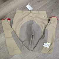 Full Seat Breeches *xc/vgc, older, mnr puckers, snag, pills & hairy velcro
