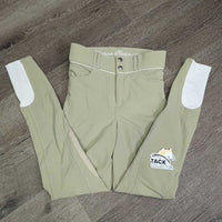 JUNIORS Euro Seat Breeches *vgc/xc, mnr seam puckers, curled inner waist & undone stitching, older
