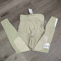 JUNIORS Euro Seat Breeches *vgc/xc, mnr seam puckers, curled inner waist & undone stitching, older

