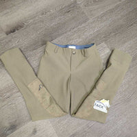 JUNIORS Ribbed Jodphurs *gc, snags, rubs, CUT OFF Elastics, stretched knees, unstitched seat seam
