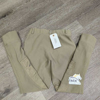JUNIORS Ribbed Jodphurs *gc, snags, rubs, CUT OFF Elastics, stretched knees, unstitched seat seam

