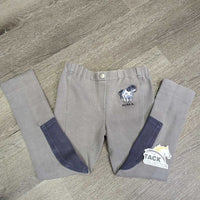 JUNIORS Jodphurs, Pull On *gc, faded, unstitched ankle cuff, rubs, pills, older
