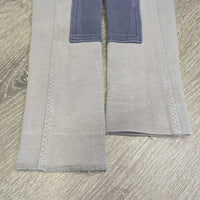 JUNIORS Jodphurs, Pull On *gc, faded, unstitched ankle cuff, rubs, pills, older
