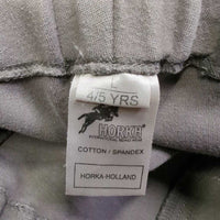 JUNIORS Jodphurs, Pull On *gc, faded, unstitched ankle cuff, rubs, pills, older

