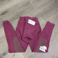 JUNIORS Hvy Cotton Breeches, Pull On *gc, faded, seam rubs, older, rubs, pills
