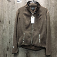 Light Fleece Zip Jacket *gc, clumpy, mnr hair, older
