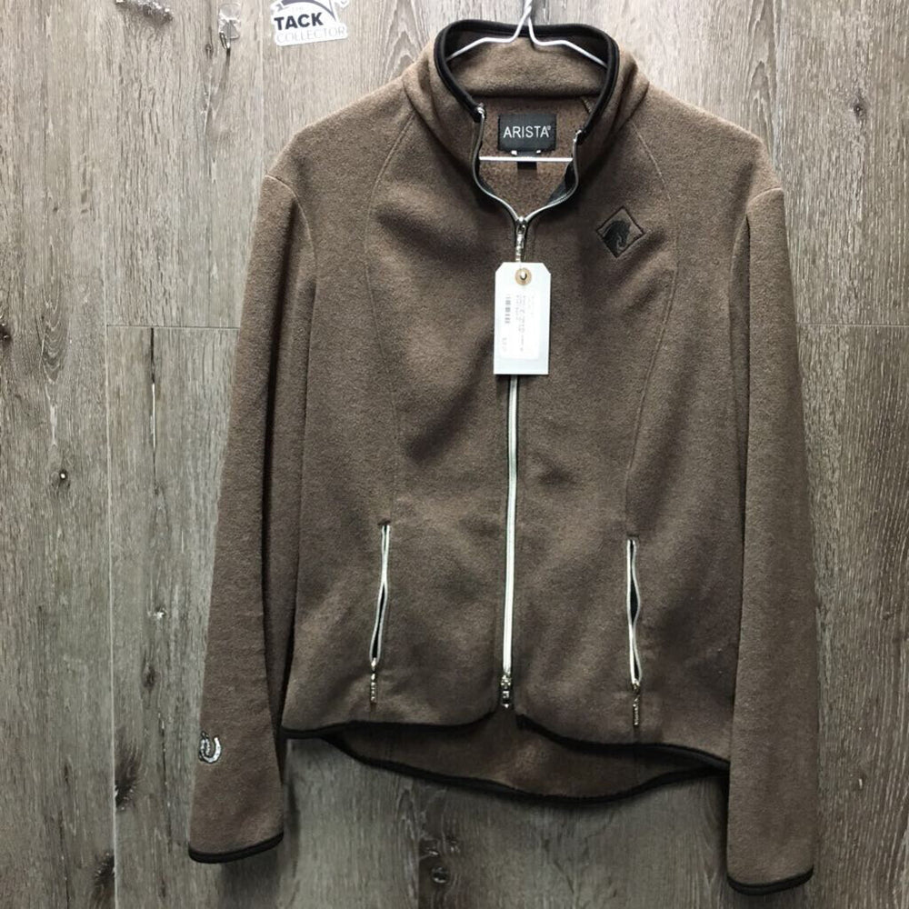 Light Fleece Zip Jacket *gc, clumpy, mnr hair, older