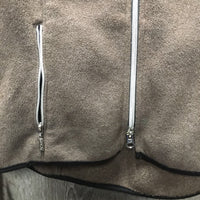 Light Fleece Zip Jacket *gc, clumpy, mnr hair, older