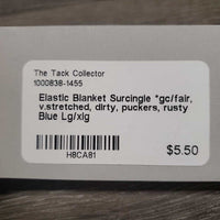 Elastic Blanket Surcingle *gc/fair, v.stretched, dirty, puckers, rusty