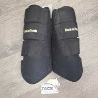 Exercise Closed Neoprene Front Boots, velcro *gc, hairy, rubs, clean, clumpy, older
