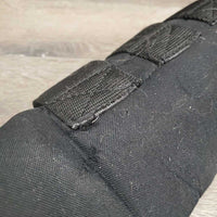 Pr Quick Leg Wraps & Quilts, velcro *gc, clean, rubs, pills, v.mnr undone stitching, snags