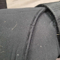 Pr Quick Leg Wraps & Quilts, velcro *gc, clean, rubs, pills, v.mnr undone stitching, snags
